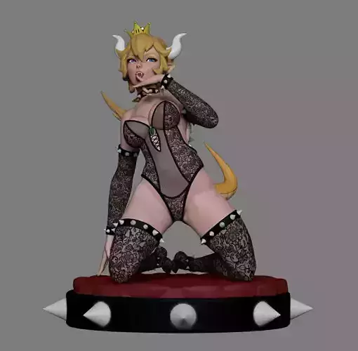 Bowsette Statue 3D print model