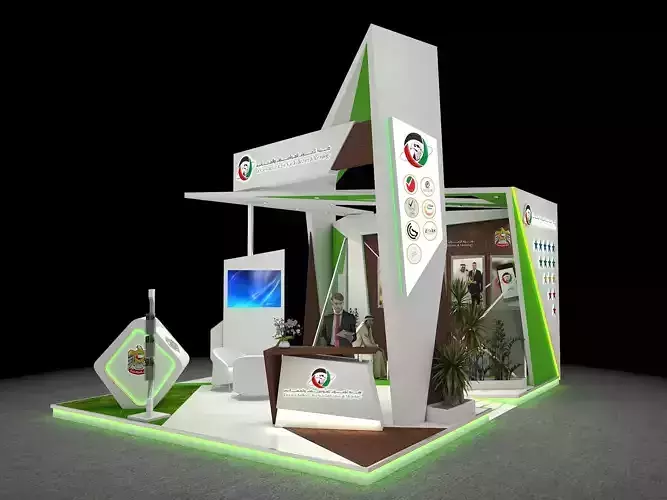 Modern Exhibition Stand 6x8