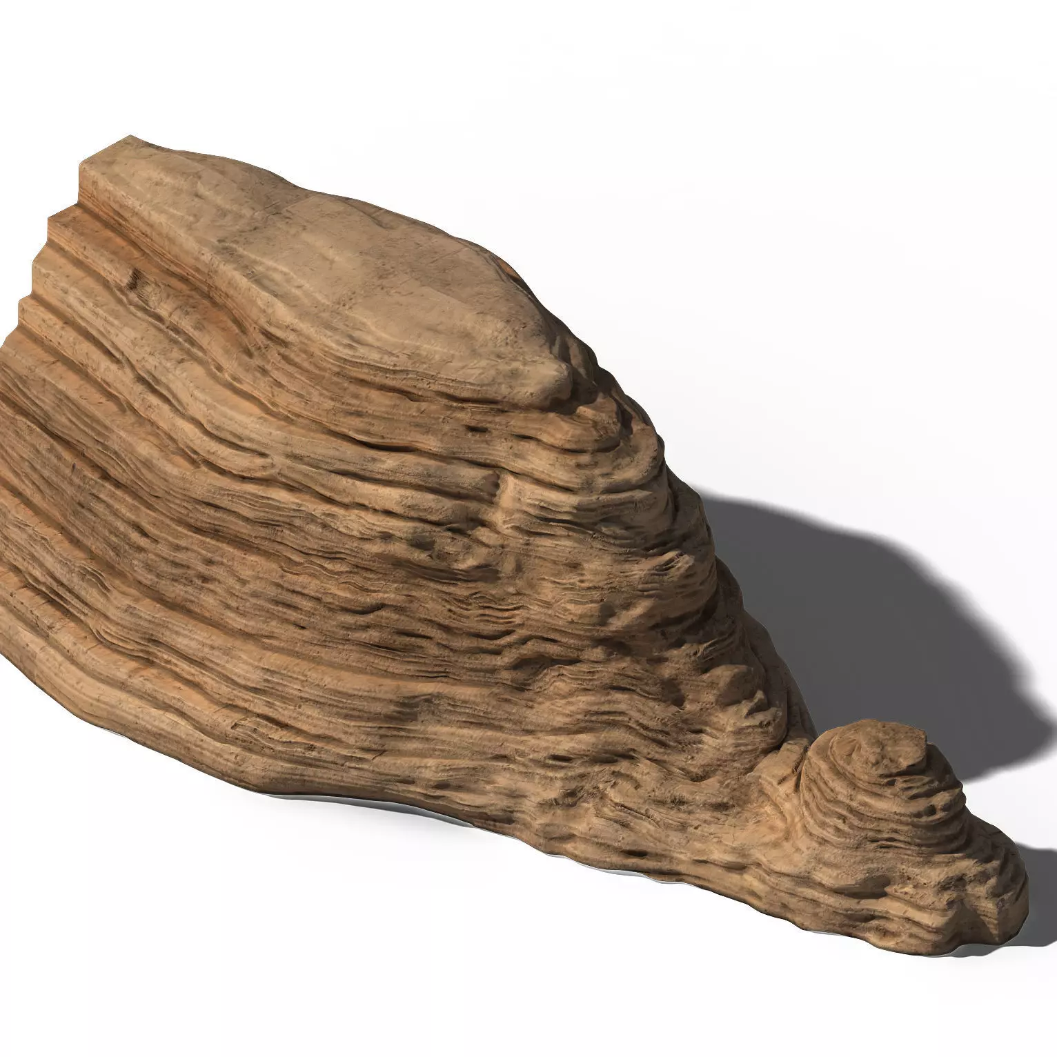 Yanmenguan - Rock 01 3D model_0