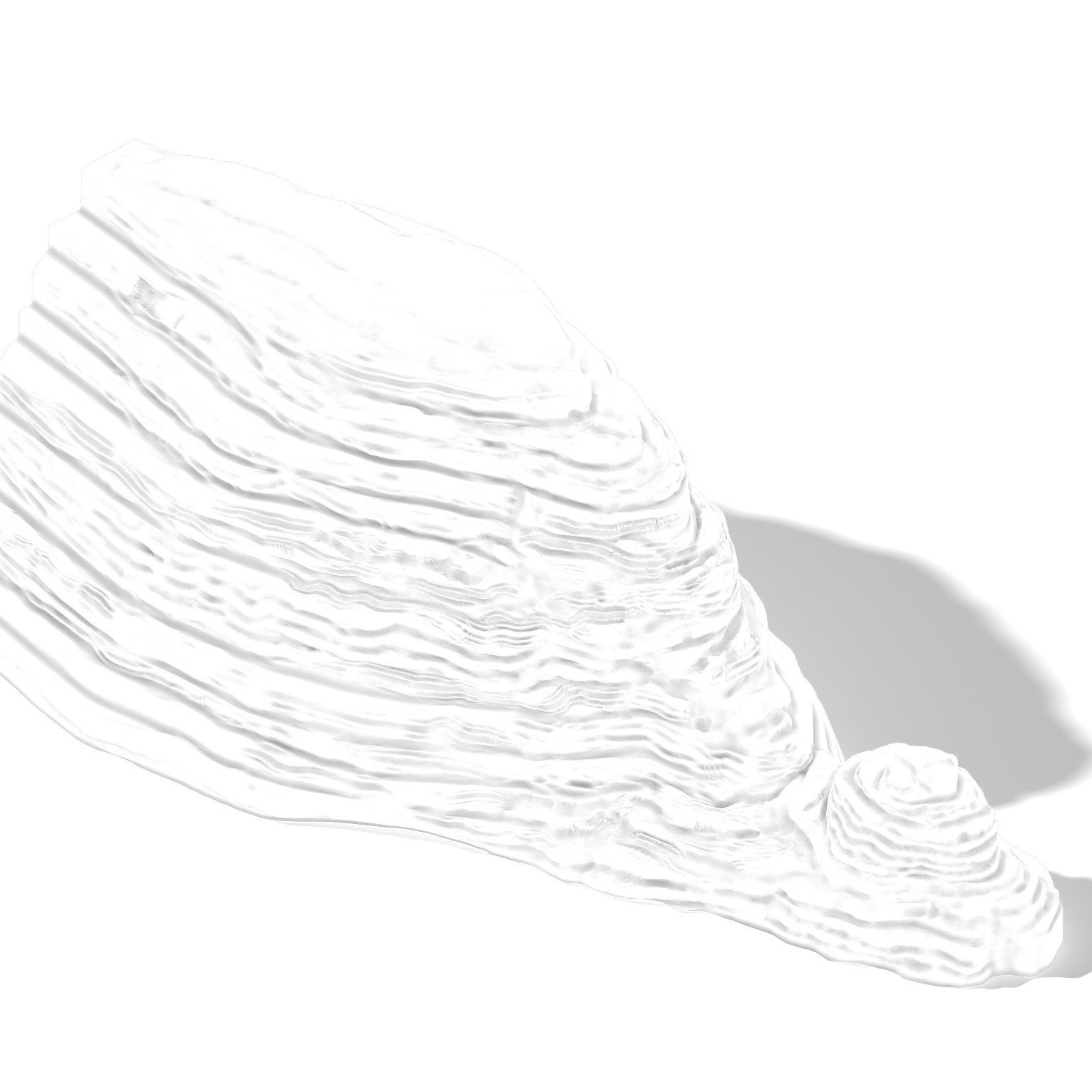 Yanmenguan - Rock 01 3D model_1