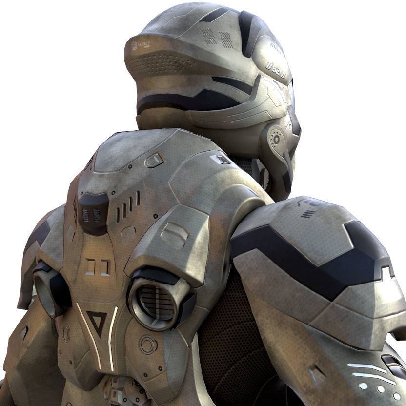 Soldier of the future 3D model_6