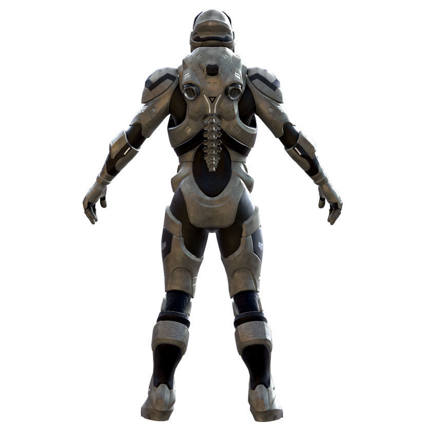 Soldier of the future 3D model_3