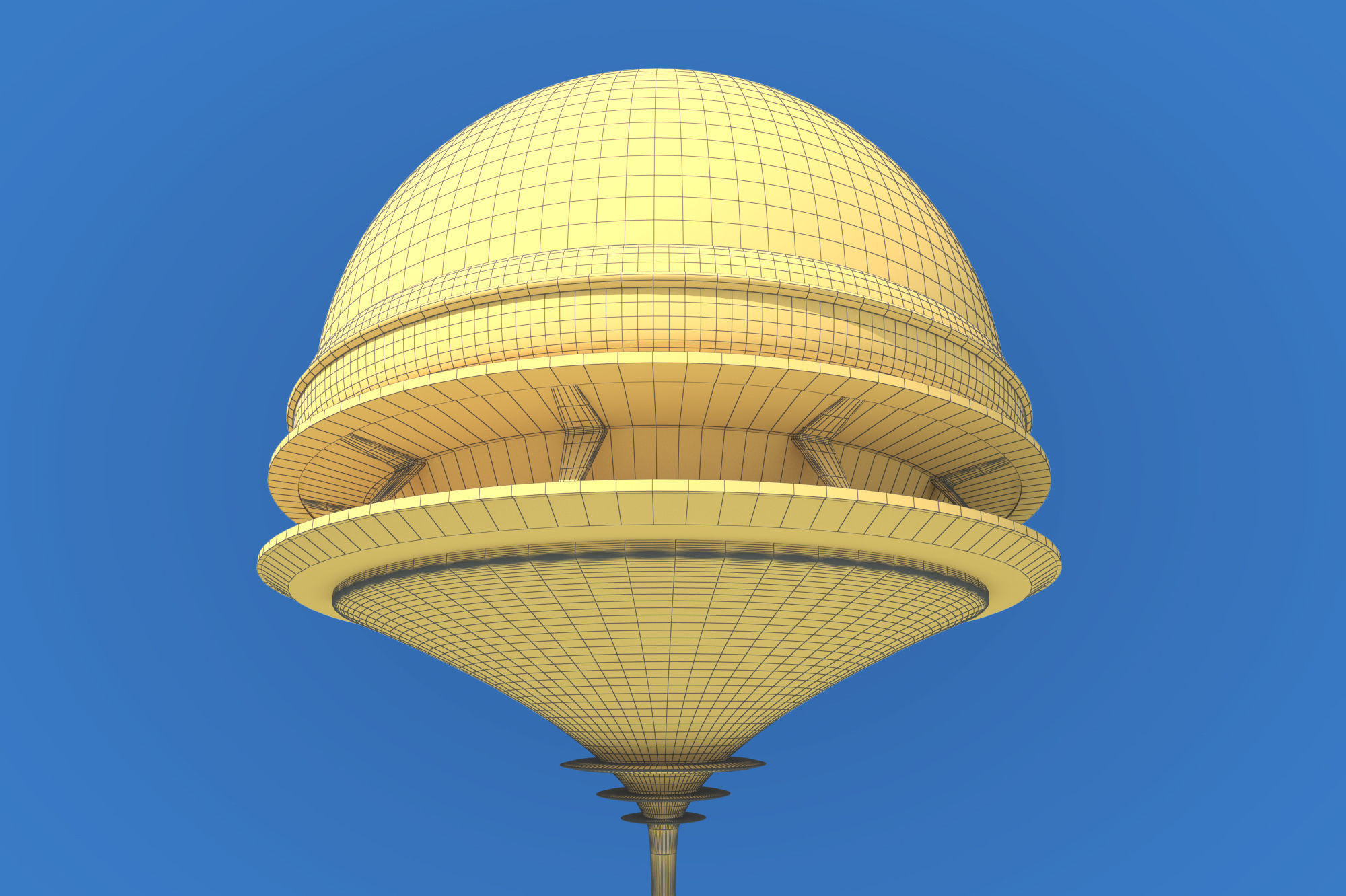 Futuristic Architecture Skyscraper 09 3D model_7