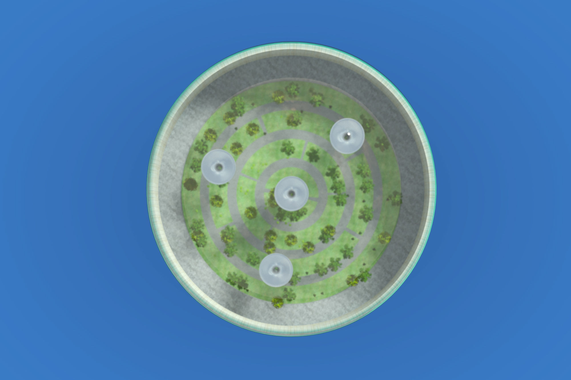 Futuristic Architecture Skyscraper 09 3D model_2