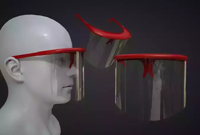 Helmet 3D  Low-poly 3D model