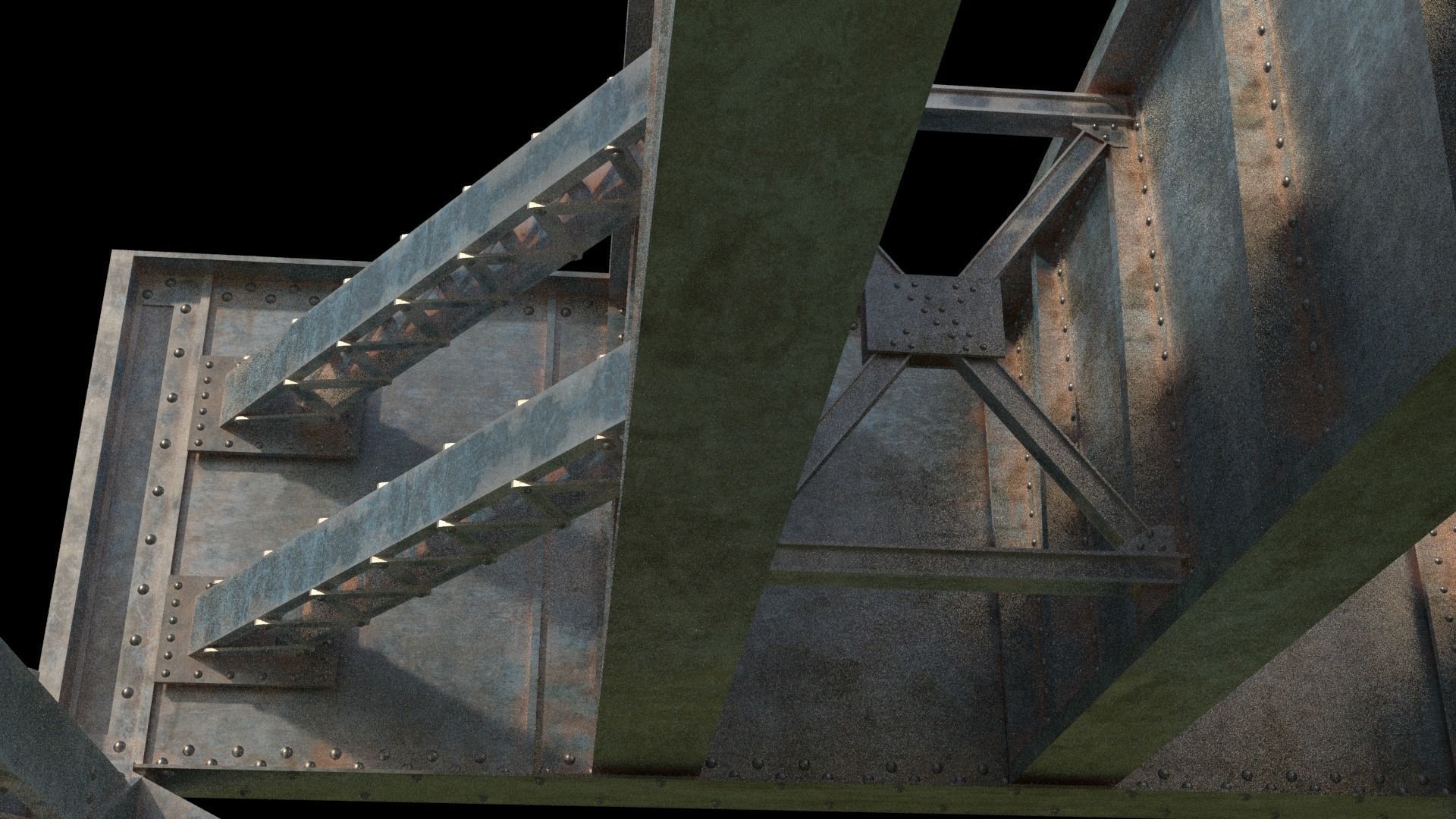Railway Bridge 3D model_12