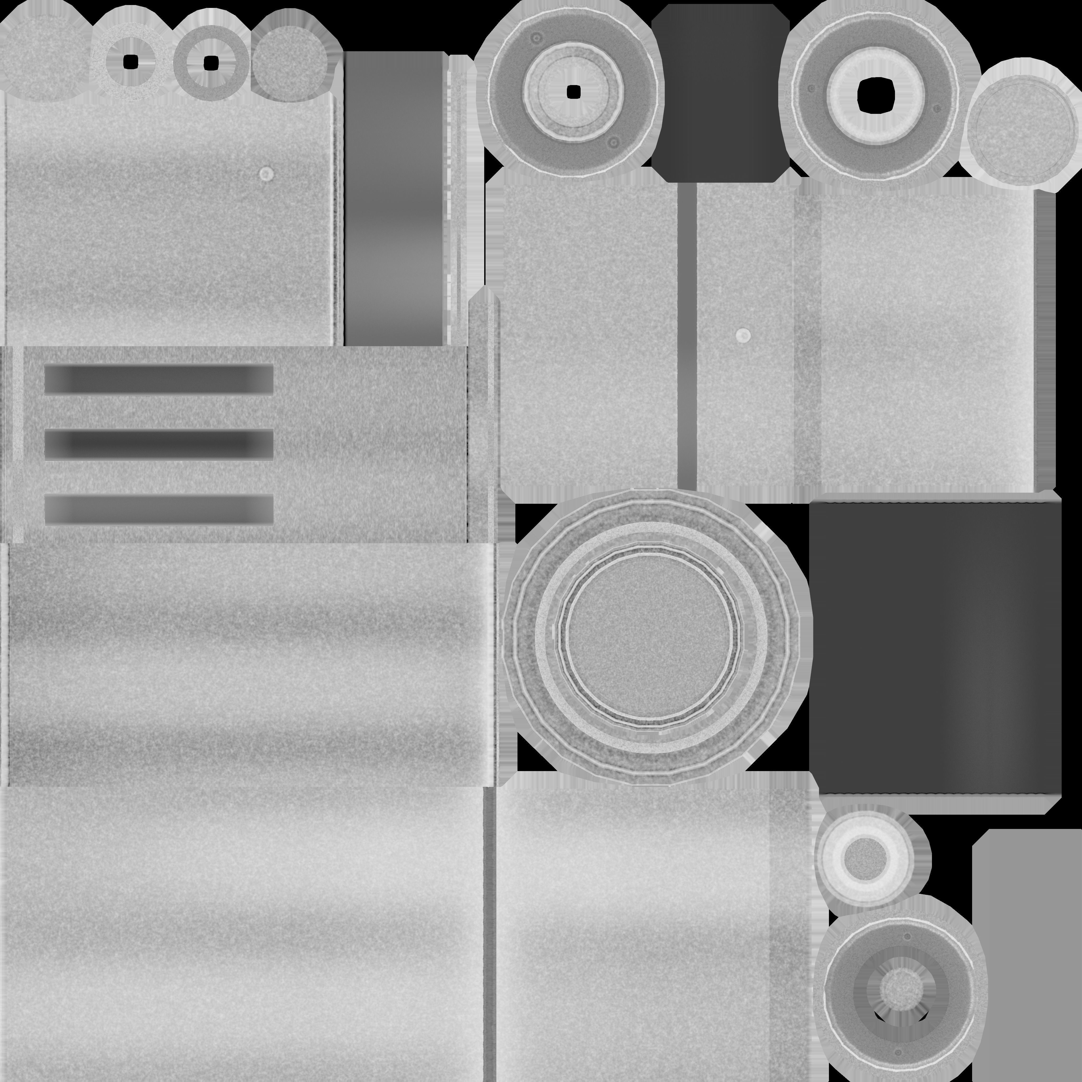 Low-Poly Moss Green Light Column 9 - Street Light Set-9 Low-poly 3D model_105