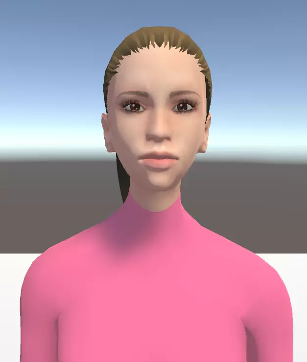 Unity Humanoid Model Female 006 Free 3D model_0