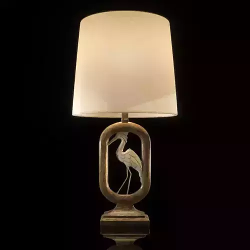 Crane Table Lamp 3D model