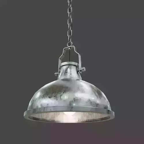 Industrial Lamp Metal Round