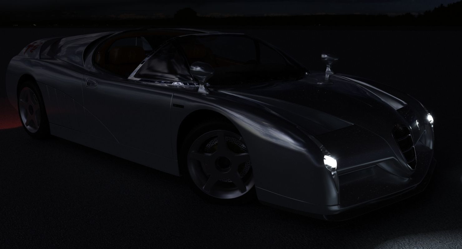 Alfa Romeo Scighera Low-poly 3D model_31