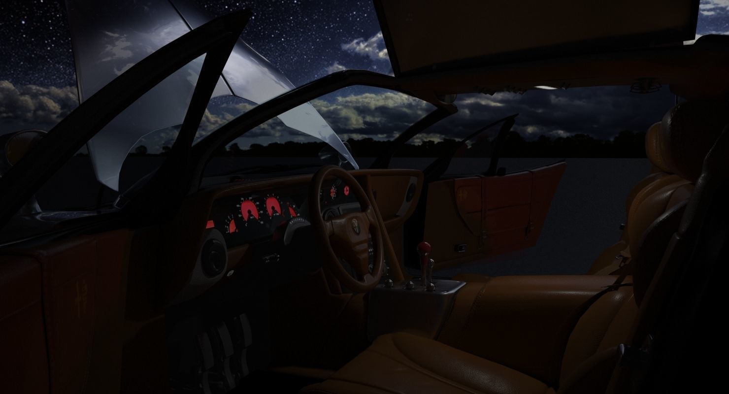 Alfa Romeo Scighera Low-poly 3D model_32