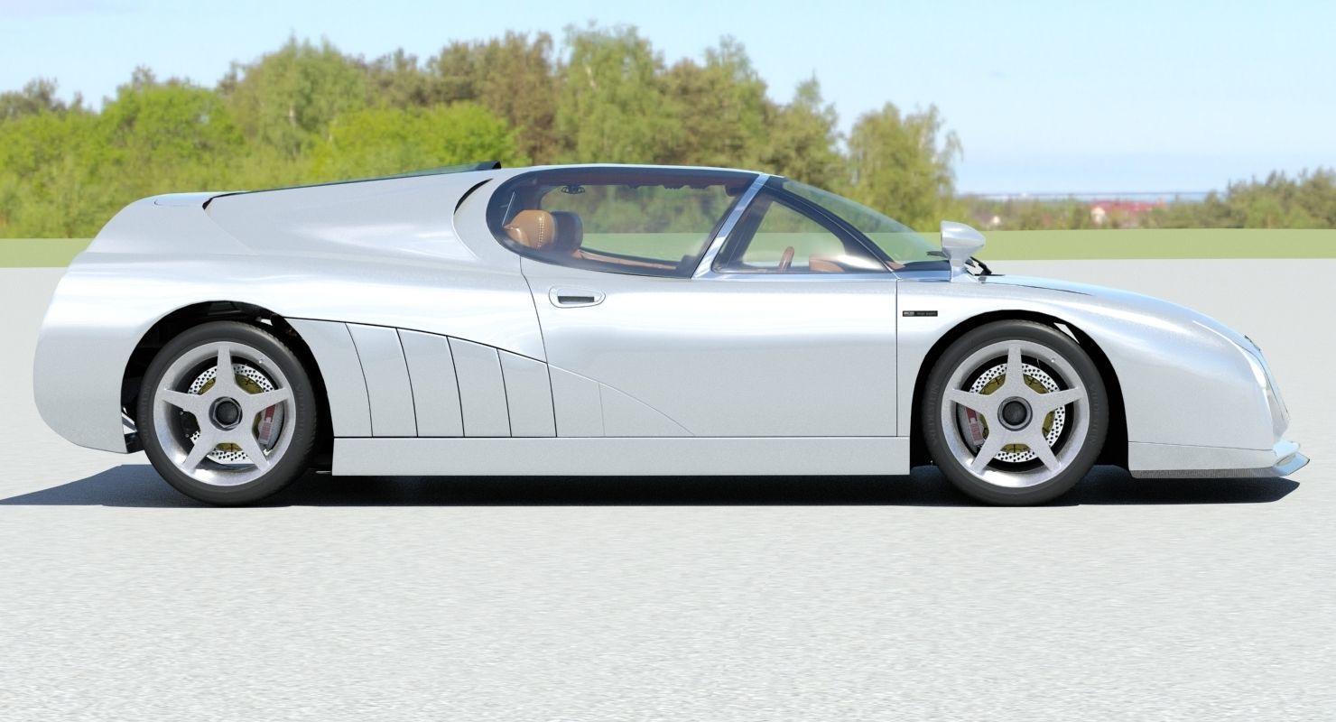 Alfa Romeo Scighera Low-poly 3D model_6