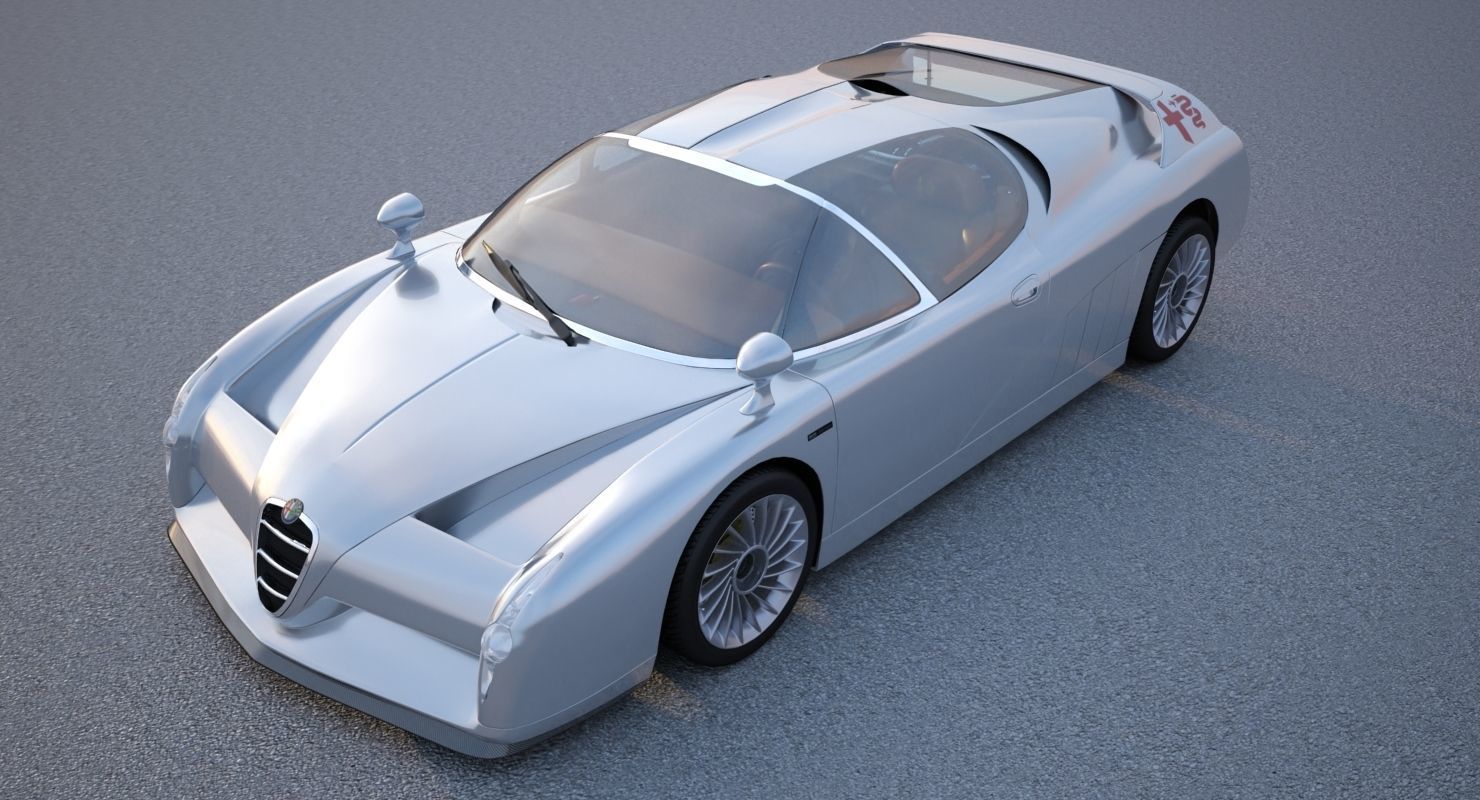 Alfa Romeo Scighera Low-poly 3D model_11