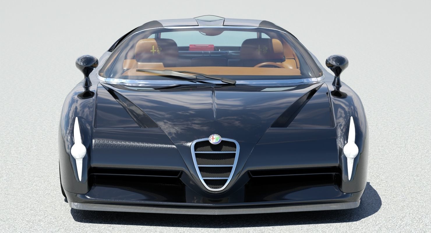 Alfa Romeo Scighera Low-poly 3D model_17