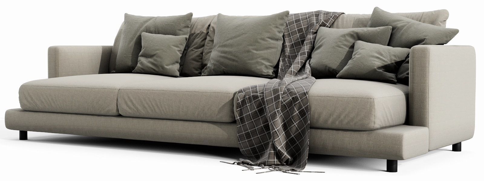 Flexform Long Island 3 Seater 3D model_8