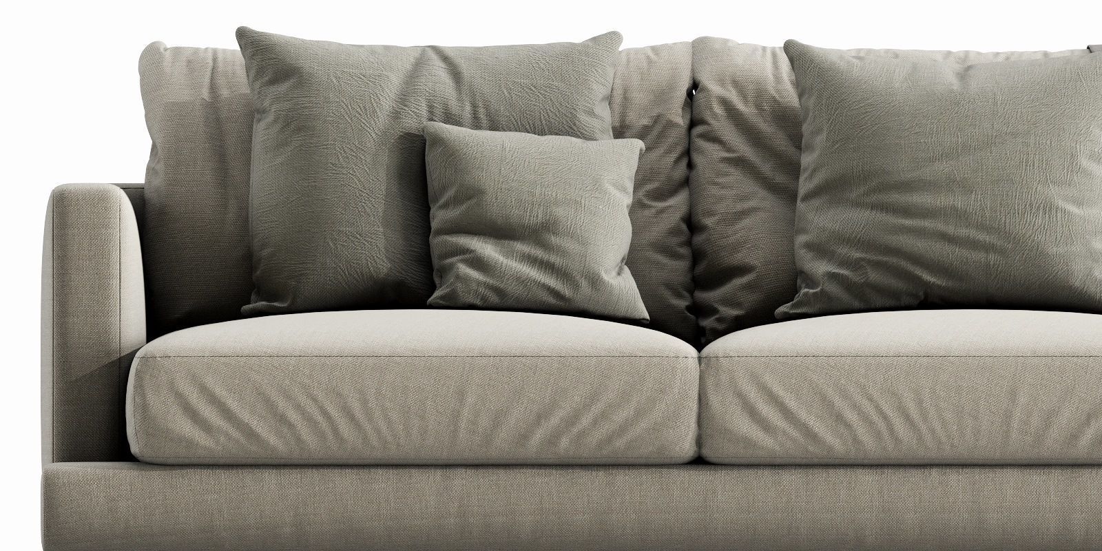 Flexform Long Island 3 Seater 3D model_10