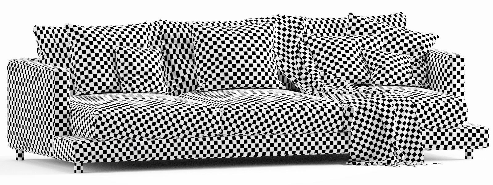 Flexform Long Island 3 Seater 3D model_13