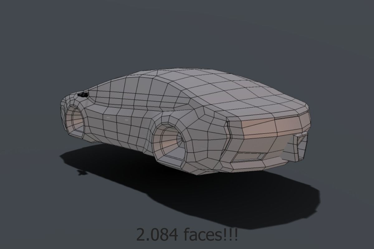 Affekta Concept SCI-FI future PBR lowpoly CYBER Low-poly 3D model_9