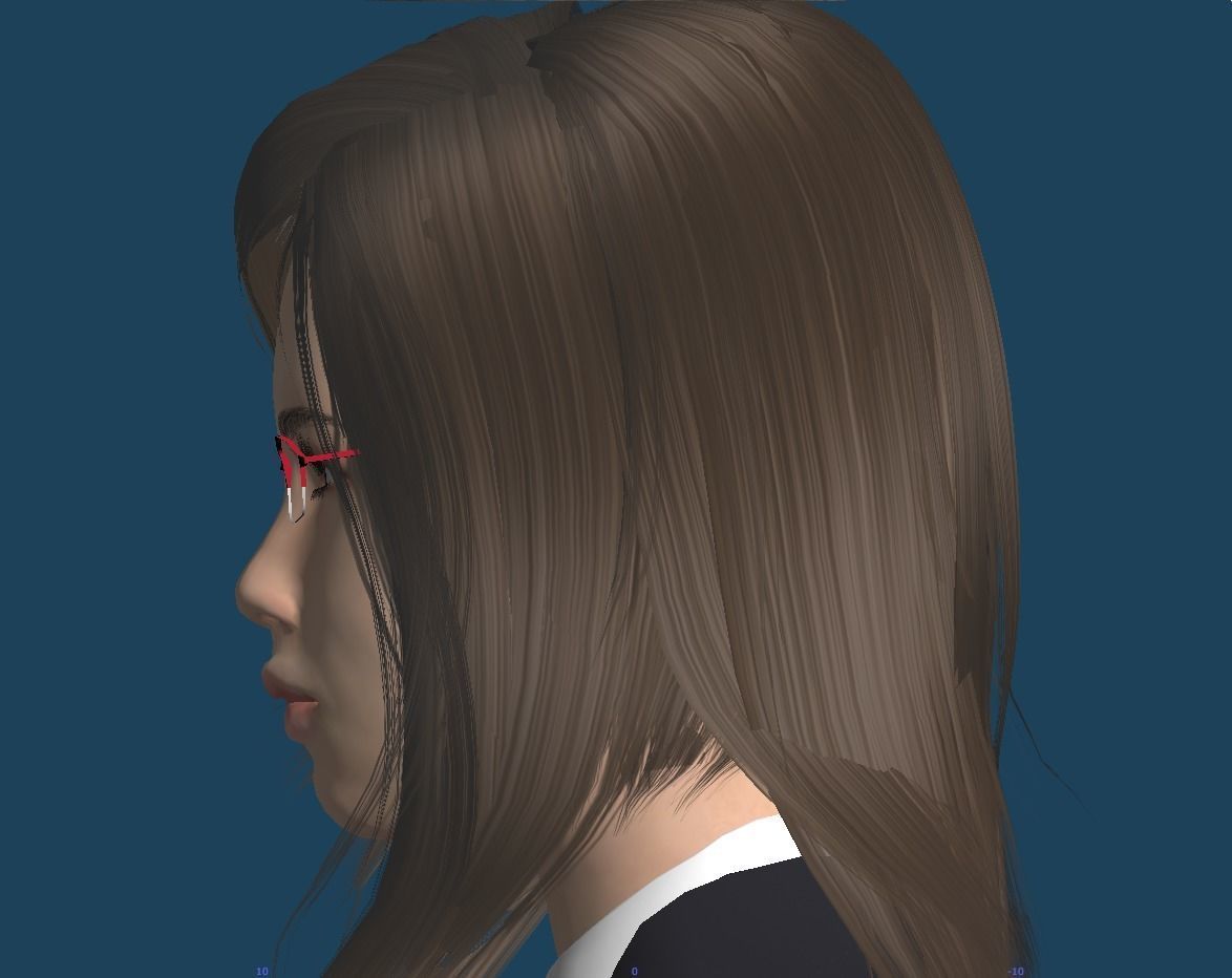 Unity Humanoid Model Female 008 Free 3D model_5