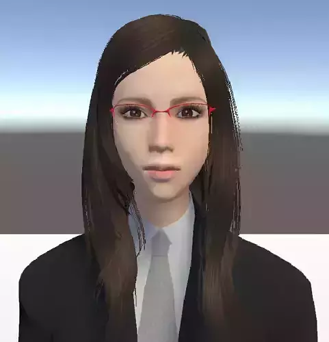 Unity Humanoid Model Female 008 Free 3D model