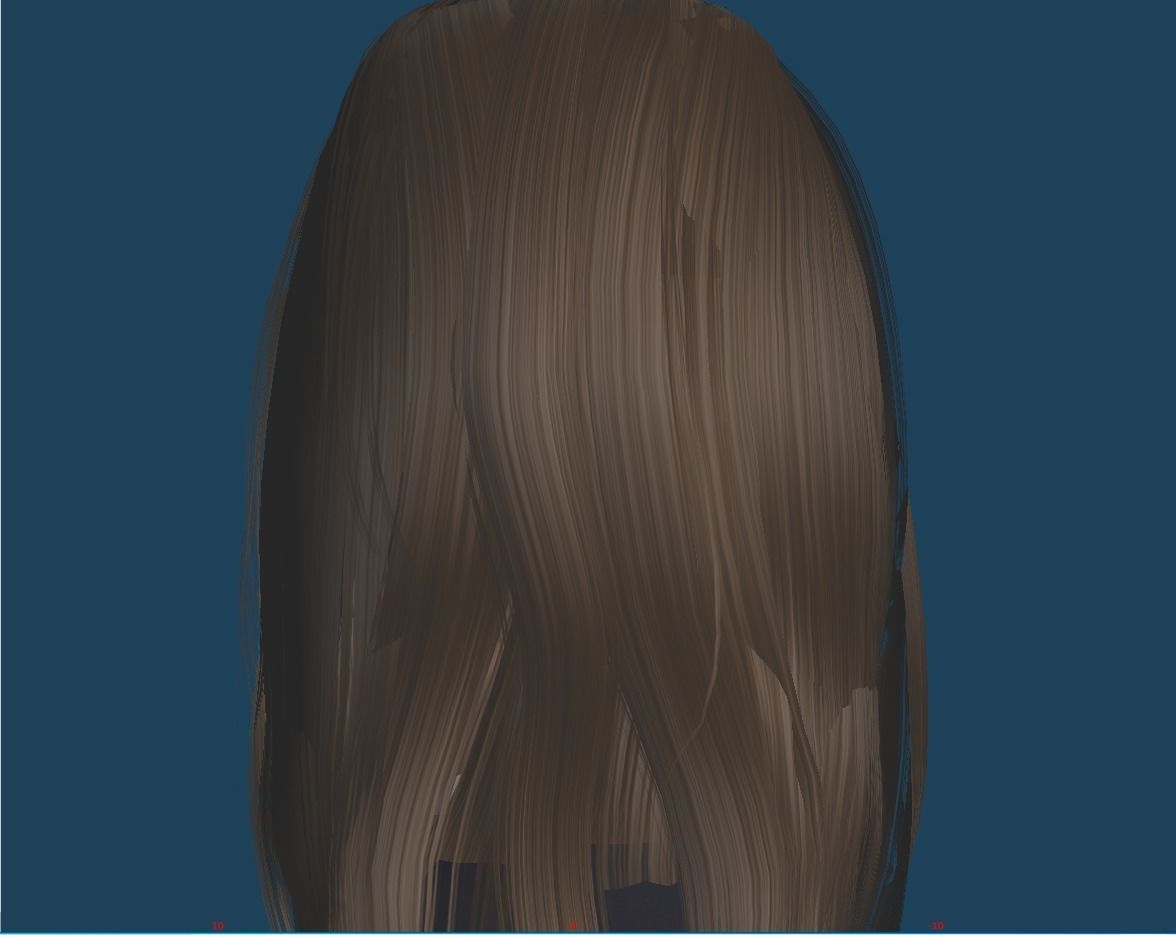 Unity Humanoid Model Female 008 Free 3D model_6