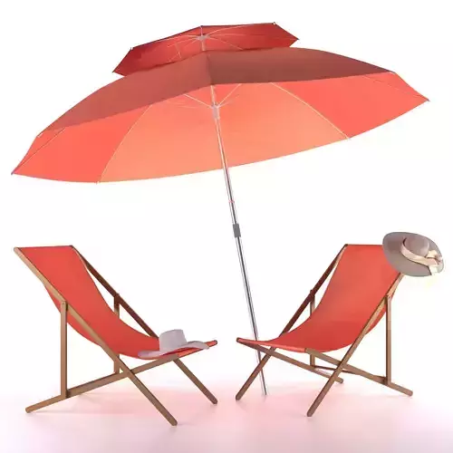  beach umbrella set