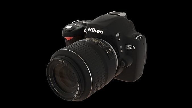 Nikon D40 3D model