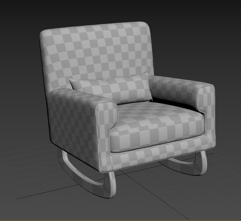 Nursery Works Sleepytime Rocker 3D model_6