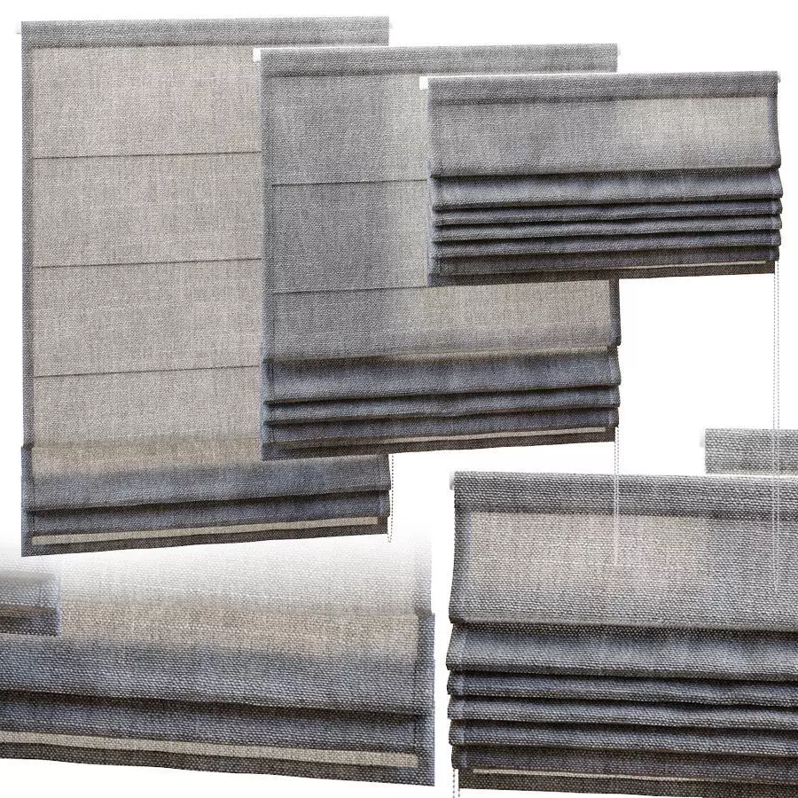 ROMAN BLINDS 700mm 3D model_0