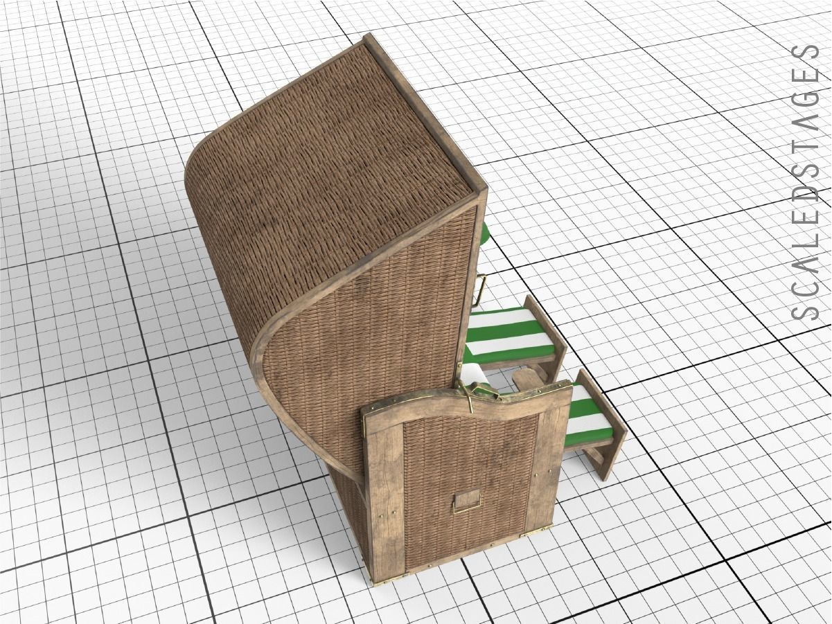 Beach Chair 3D model_10