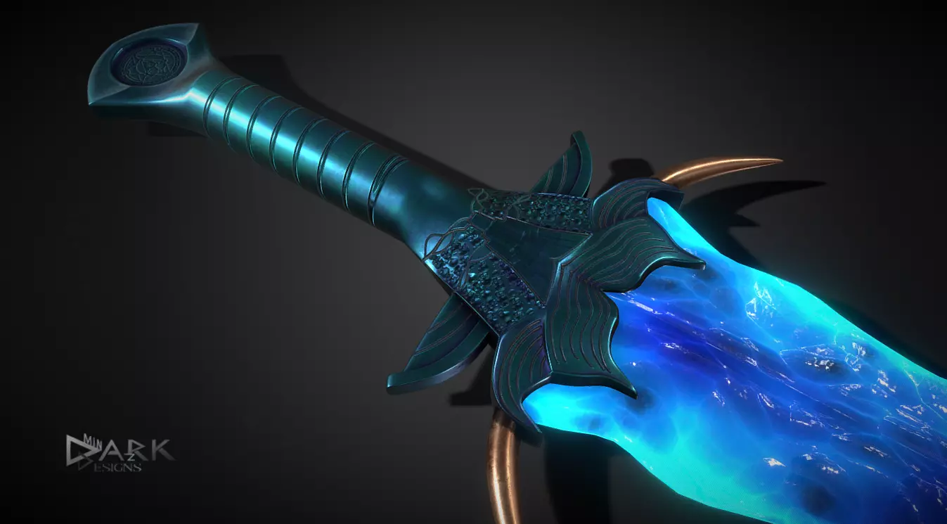 Cospris Malice BlueSkull version 3D model_0