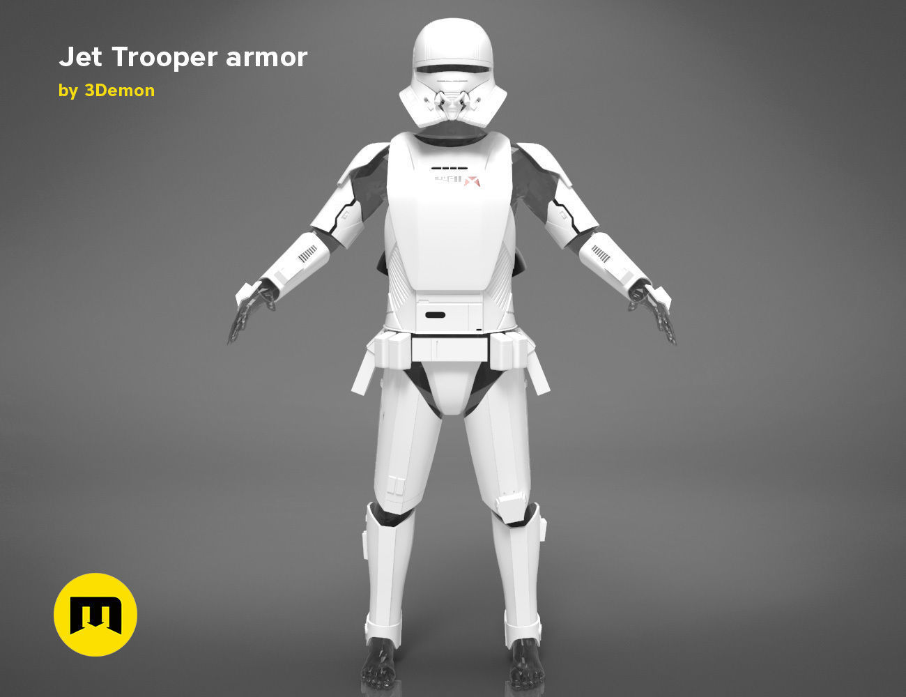 Jet Trooper full armor  3D print model_1