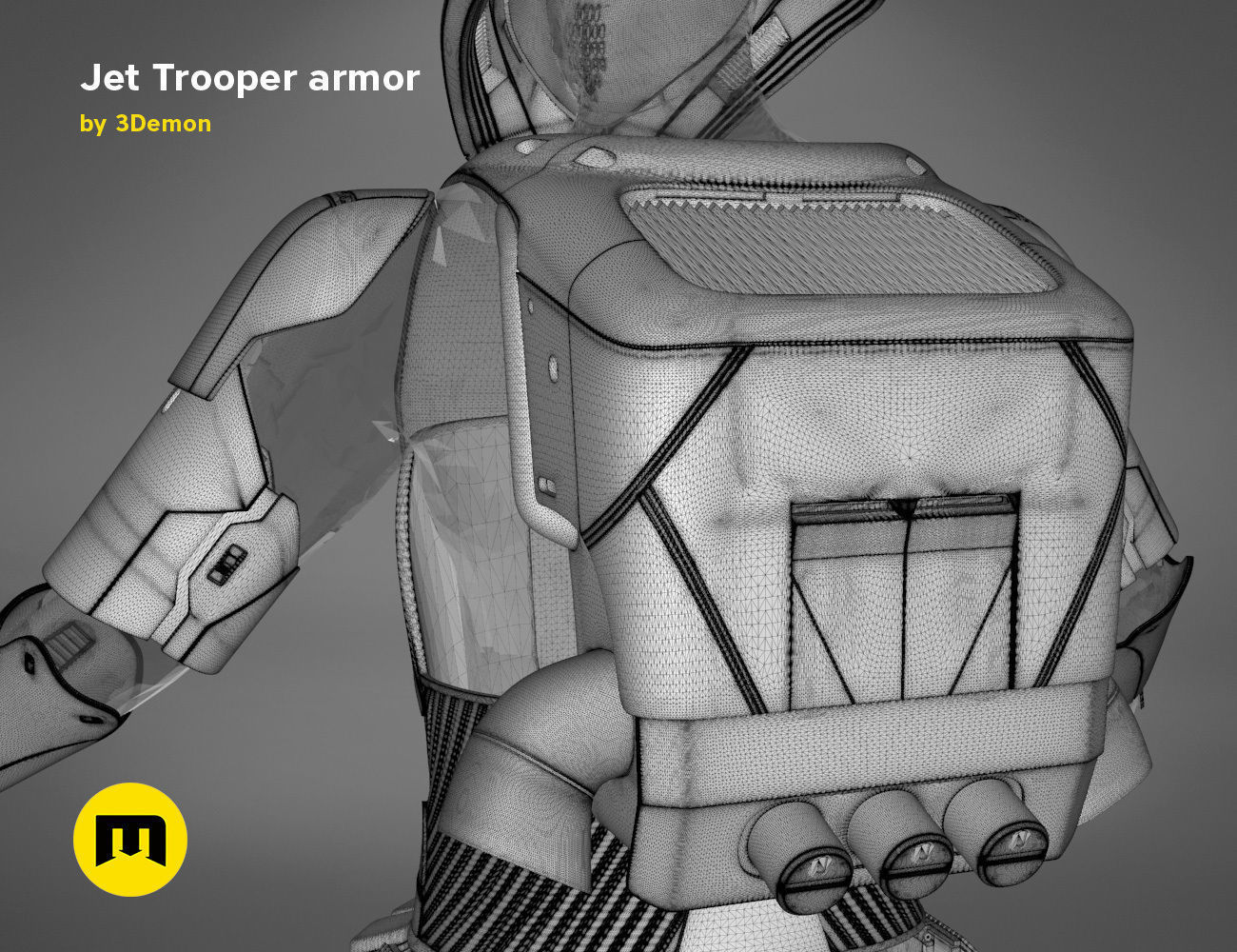 Jet Trooper full armor  3D print model_32