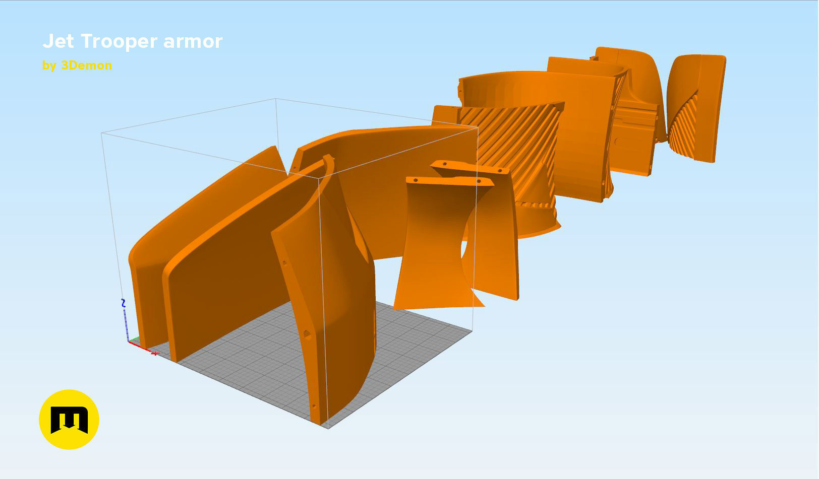 Jet Trooper full armor  3D print model_14