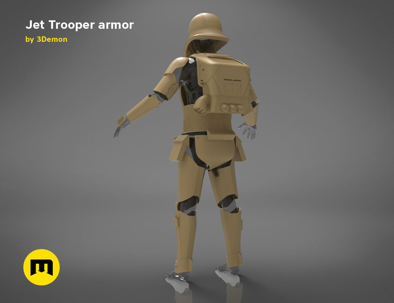 Jet Trooper full armor  3D print model_20