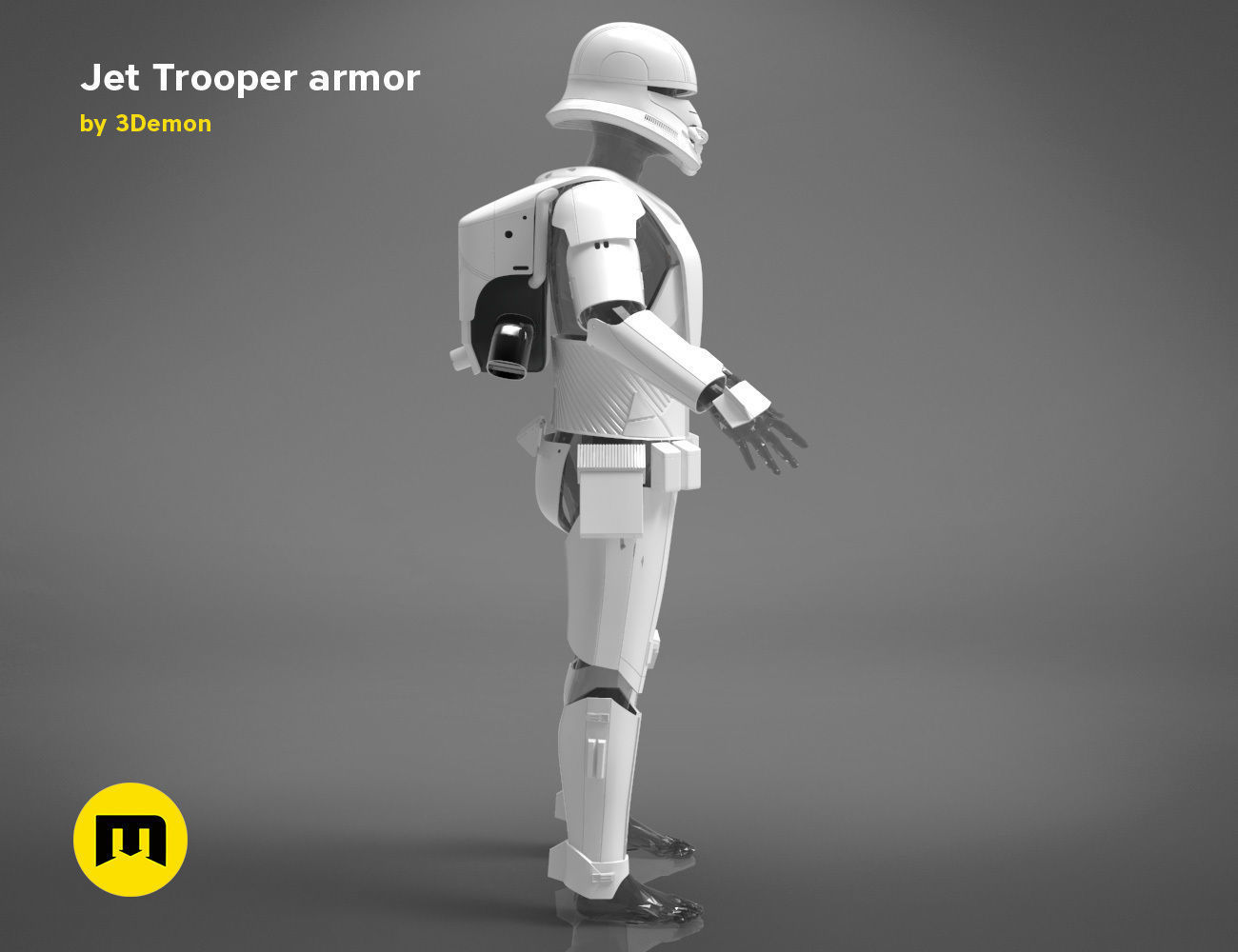 Jet Trooper full armor  3D print model_10