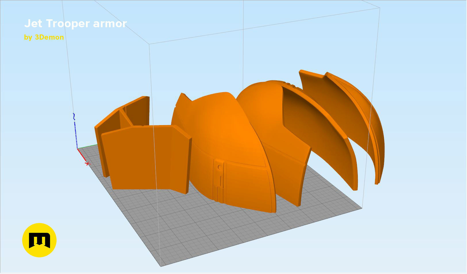 Jet Trooper full armor  3D print model_19
