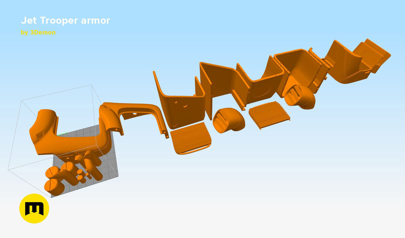 Jet Trooper full armor  3D print model_13