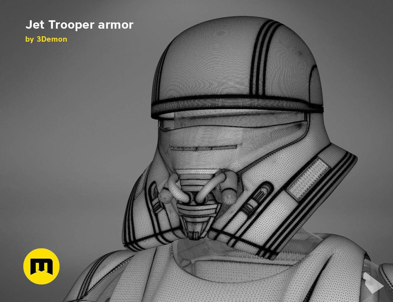 Jet Trooper full armor  3D print model_31