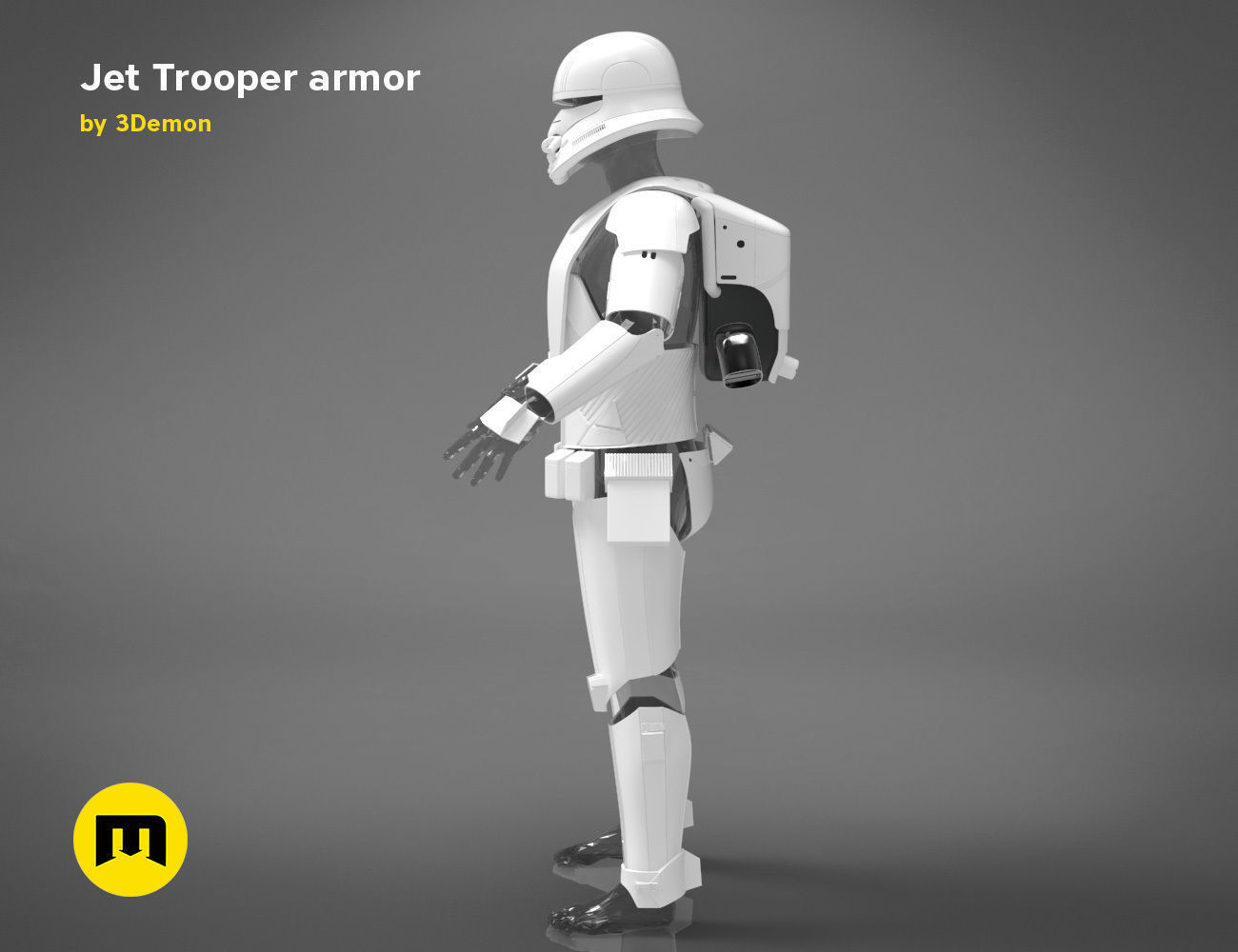 Jet Trooper full armor  3D print model_9