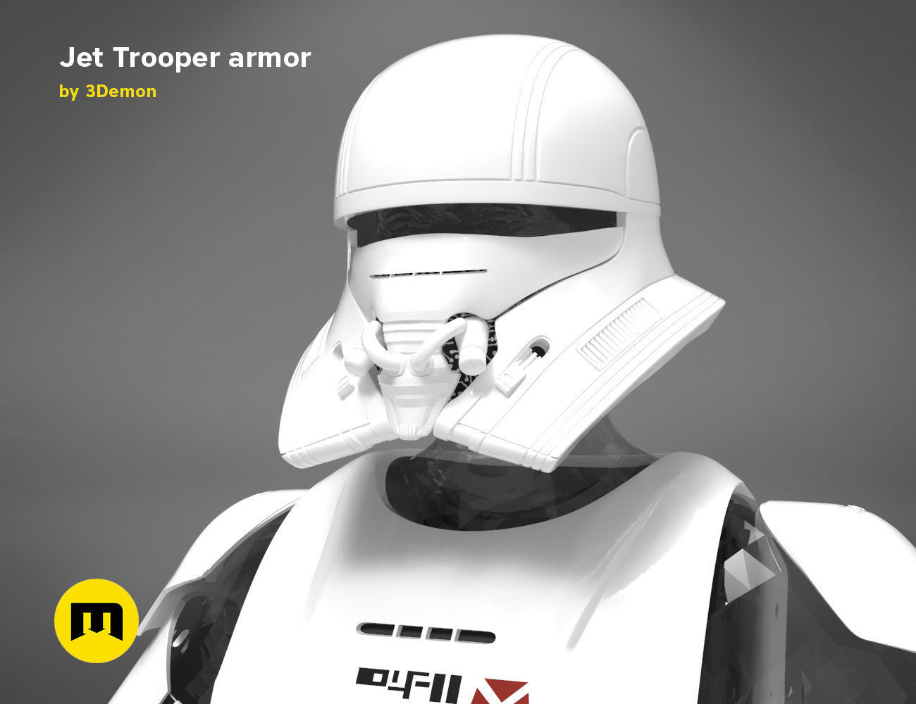 Jet Trooper full armor  3D print model_4