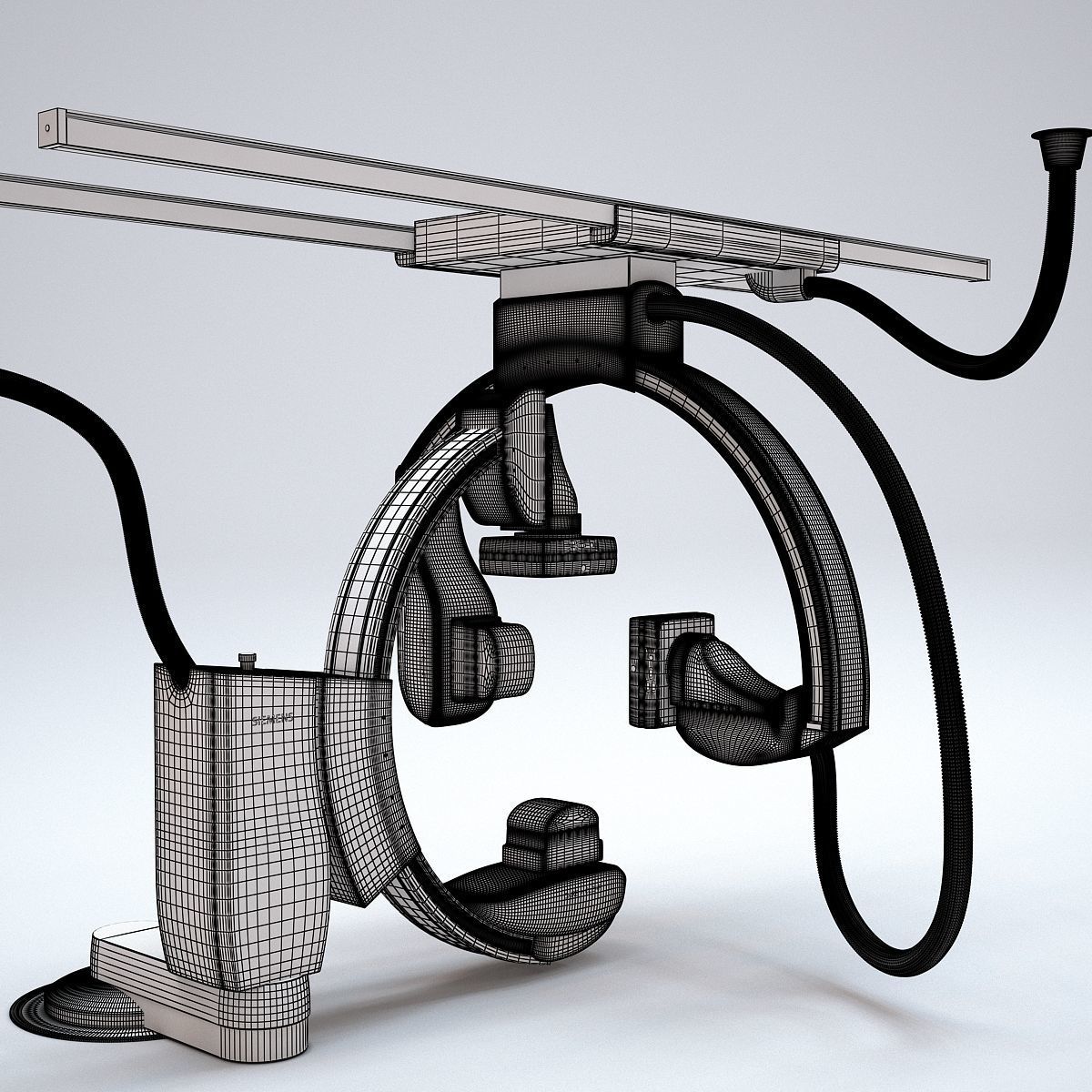 Siemens Artis Q X-ray Angio Scanner Machine 3D model_2