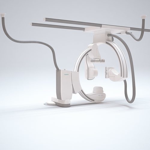 Siemens Artis Q X-ray Angio Scanner Machine 3D model