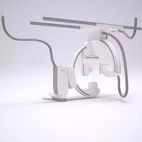 Siemens Artis Q X-ray Angio Scanner Machine 3D model