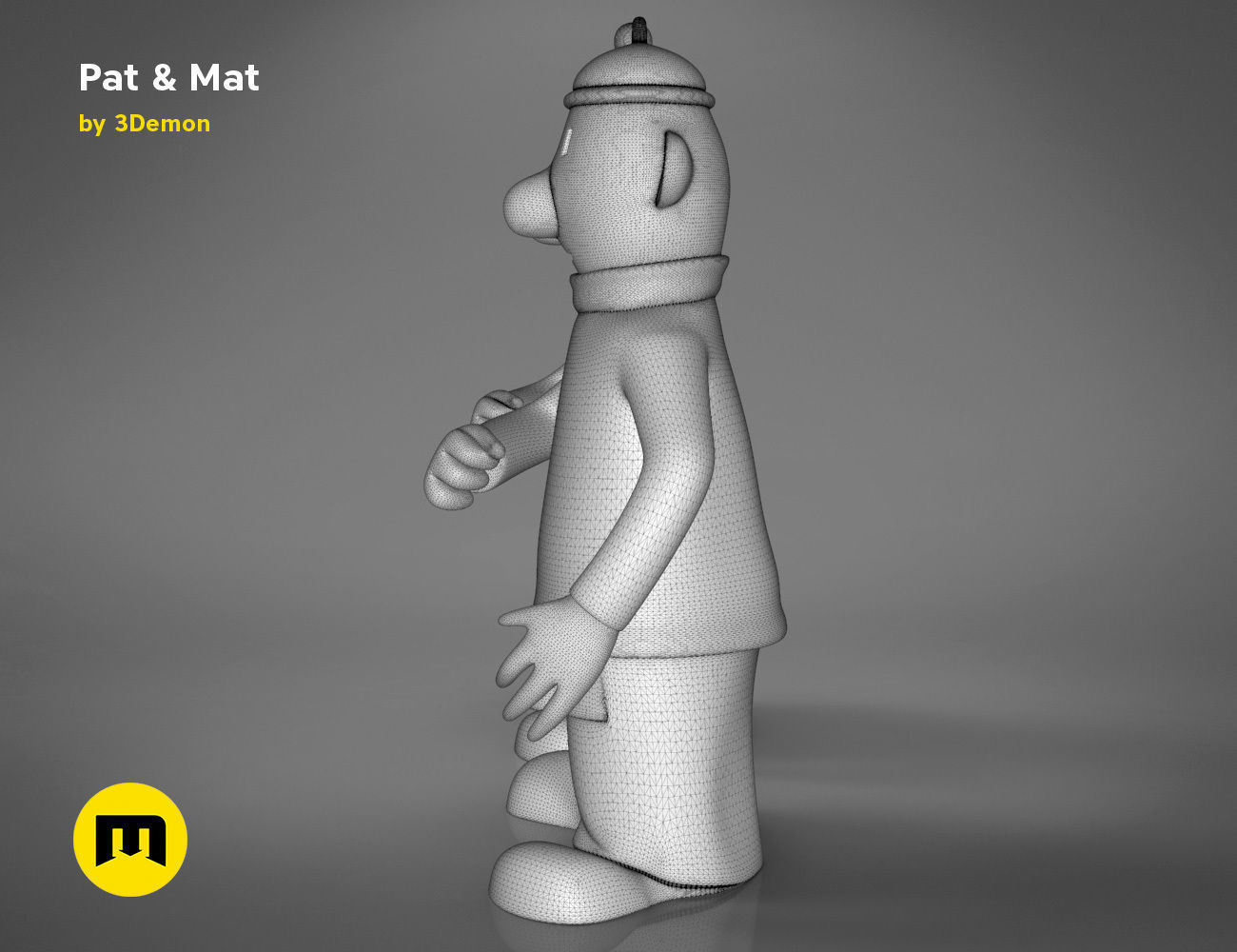 Pat and Mat figures 3D print model_22