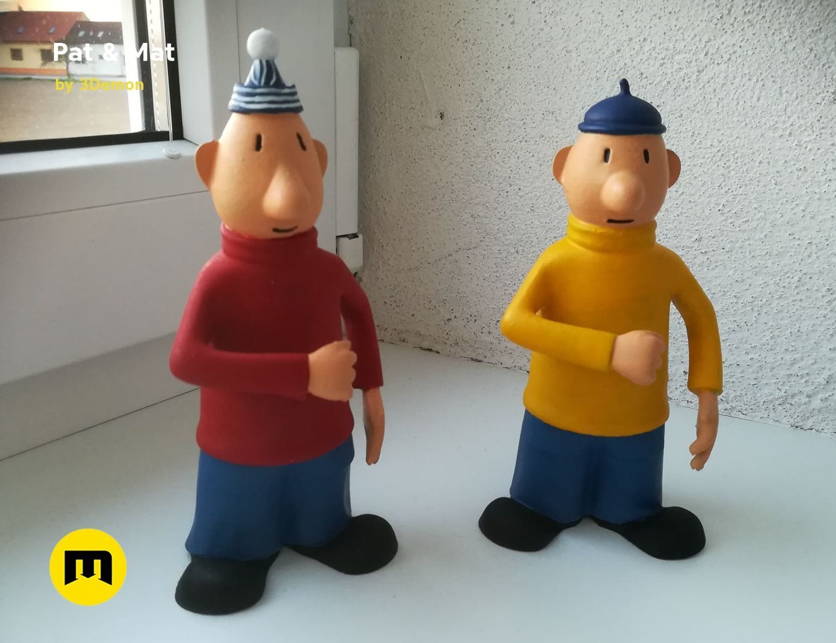 Pat and Mat figures 3D print model_10