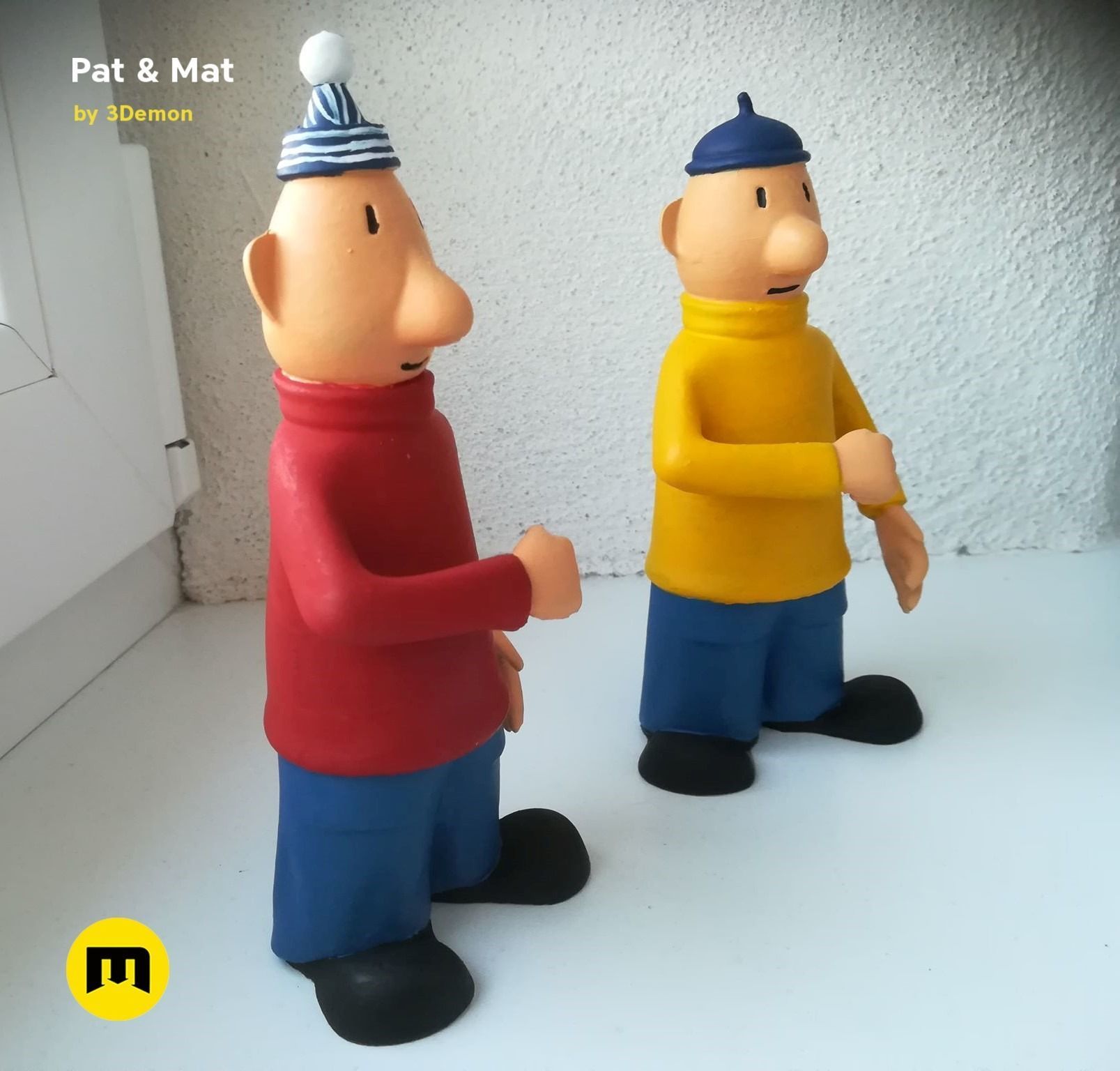 Pat and Mat figures 3D print model_7