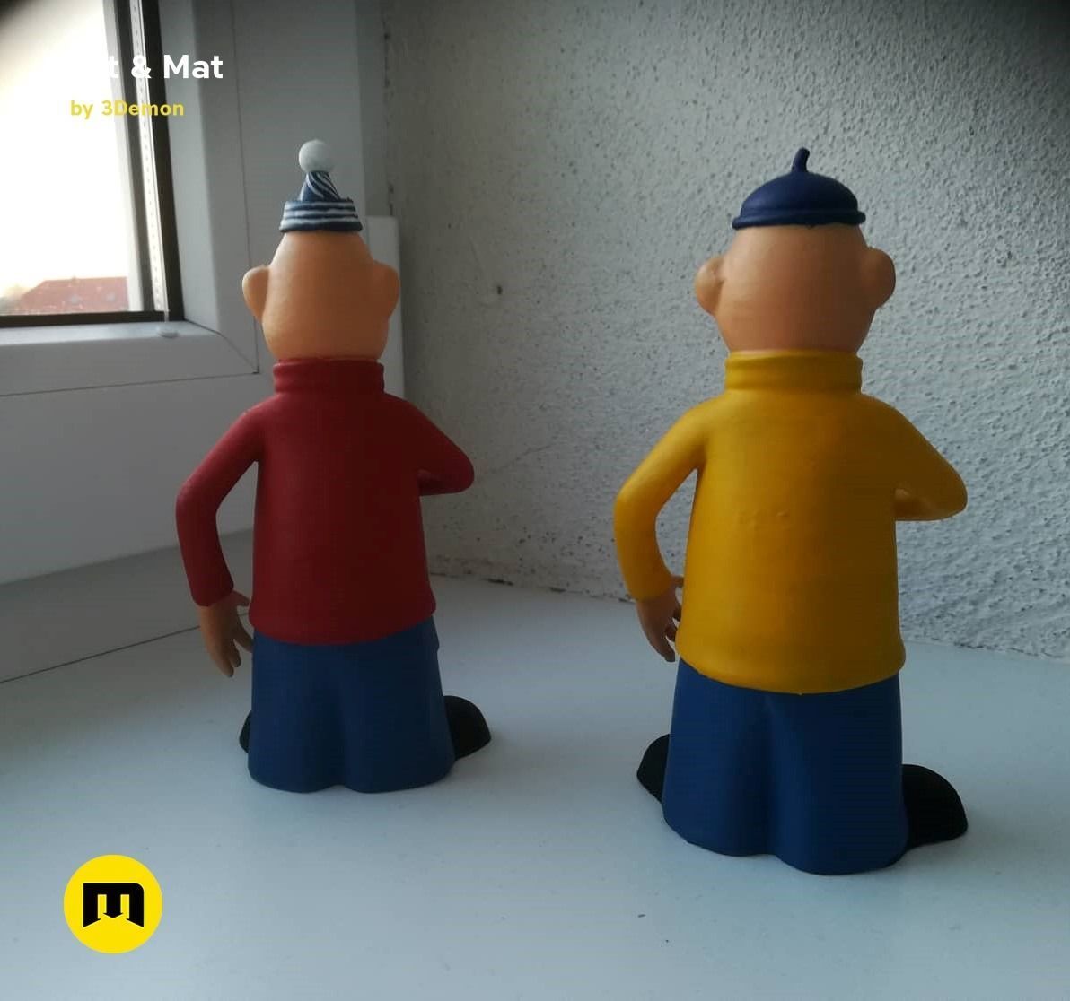 Pat and Mat figures 3D print model_9