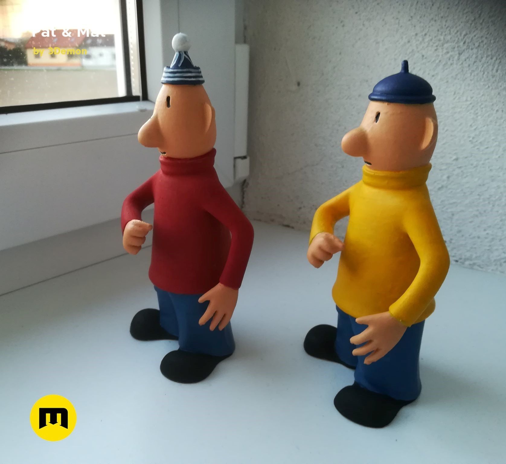 Pat and Mat figures 3D print model_8